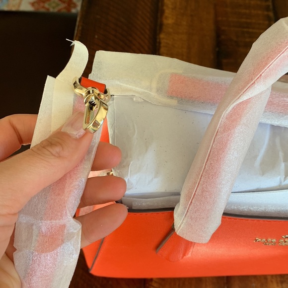 Kate Spade Tippy triple compartment Satchel - Tamarillo color - Picture 3 of 16